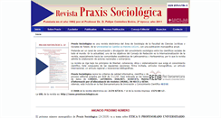 Desktop Screenshot of praxissociologica.es